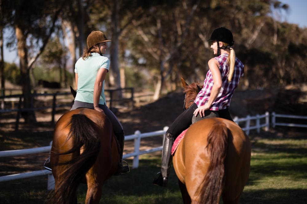 Passeios a cavalo como atividade na zona de Boliqueime