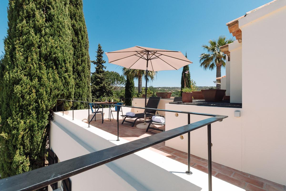 Private roof terrace luxury room B&B Casa Porta Azul