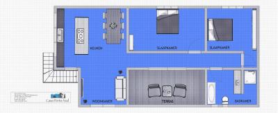 Floor-plan penthouse. 